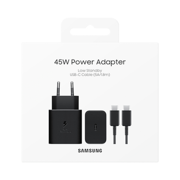 Chargeur Samsung 3 POWER ADAPTER 45W C2C EP-T4511XBEGWW NOIR