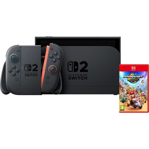 Nintendo Switch 2 7,9" FullHD HDR 120 Hz 256 Go + Mario Kart World